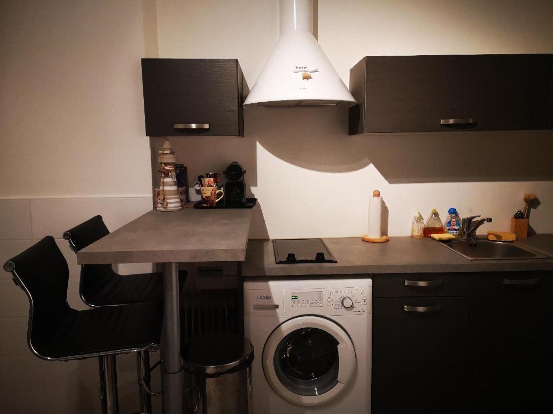Superbe Studio Meuble Cosy Avec Lit Superconfort Au Calme Jean Medecin Nice Buitenkant foto